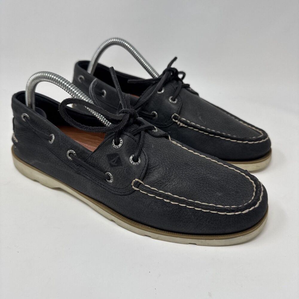 Sperry Blue Leather Boat Shoes Men’s Size 8.5M